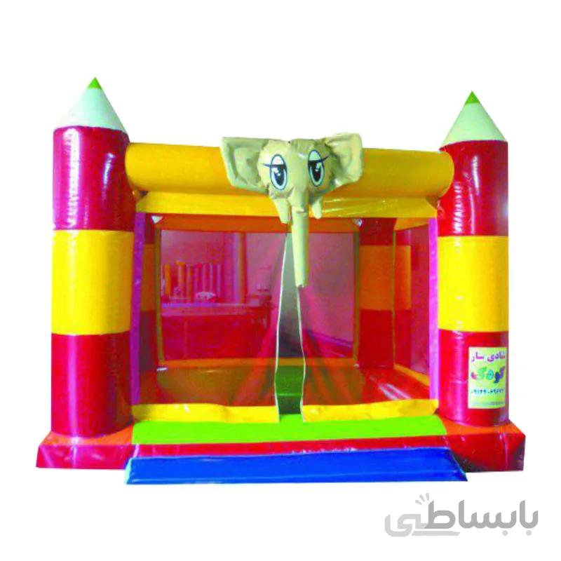 استخر توپ بادی 4 قلعه مدل فیل کوچک