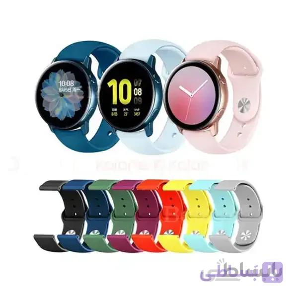 بند سیلیکونی ساعت هوشمند سامسونگ مدل دکمه ای Samsu