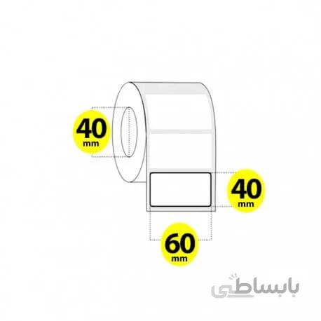 لیبل برچسب پی وی سی 60 40