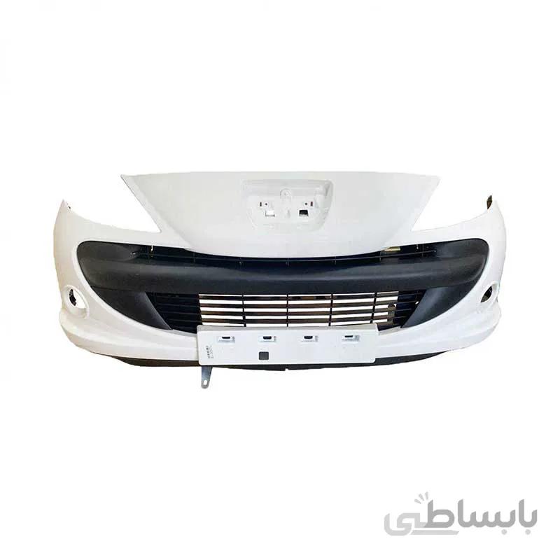 مجموعه سپر جلو 207 سفید بدون آرم و مه شکن کروز