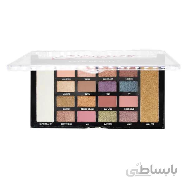 پالت سایه ۱۸ رنگ کلاسیک اور بیوتی (Ever Beauty Classics 18 Color Eye And Face Makeup Palette-Code 03)