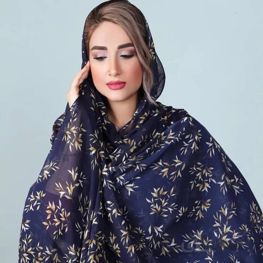 چادر گل دار رنگی n411