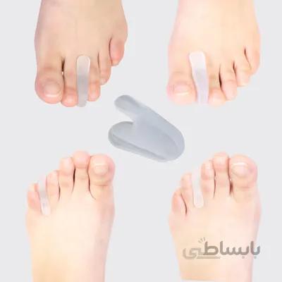 لا انگشتی سیلیکونی طب و صنعت کد 10400 ا TeboSanat Silicone Toe Separators