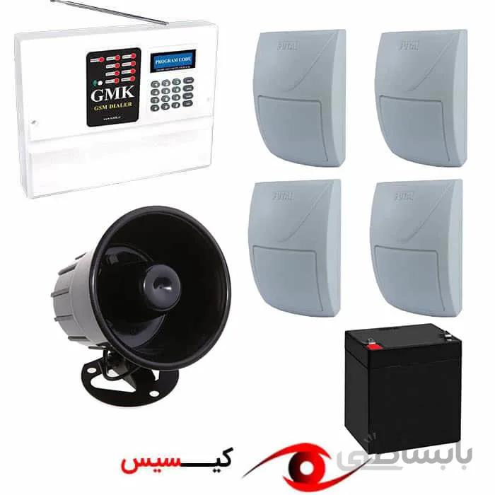 پکیج دزدگیر اماکن خط تلفنی با چهار چشمی GMK4F650