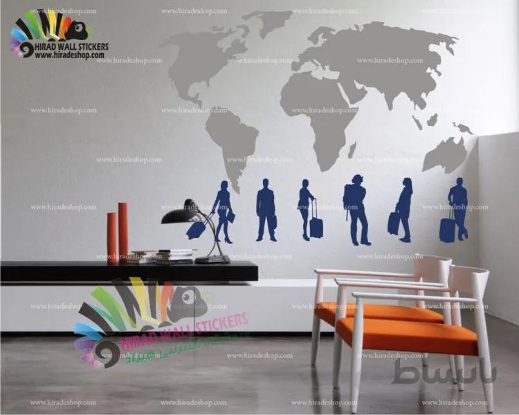 استیکر آژانس هوایی کدh574