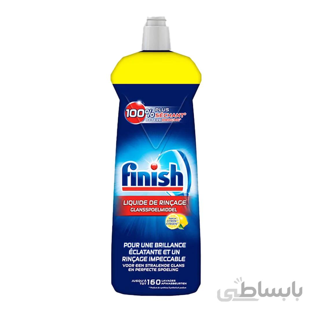 مایع جلادهنده ماشین ظرفشویی فینیش مدل PARLATICI رایحه لیمو 800 میل