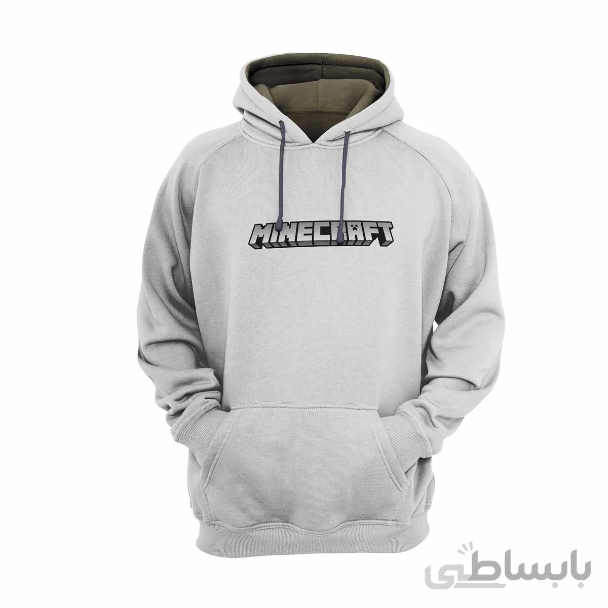 هودی سفید طرح بازی ماینکرافت Minecraft کد KCT10464 کد 285328