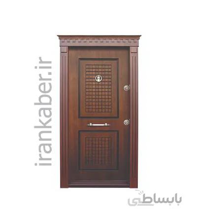 درب ضد سرقت CNC دو قاب شطرنجی سری K