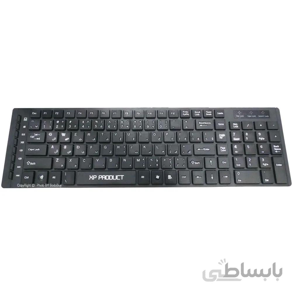 صفحه کلید باسیم XP PRODUCT مدل XP-1200 با حروف فارسی
