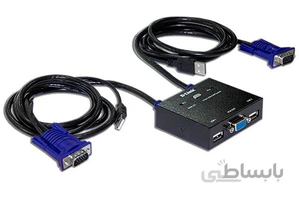 کی وی ام ۲ پورت دی لینک مدل KVM-221