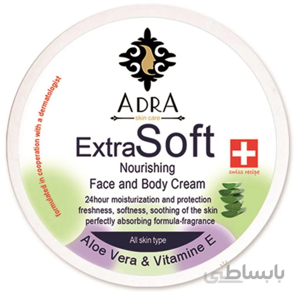 کرم مرطوب کننده و مغذی آدرا مدل عصاره آلوئه ورا حجم 200 میلی لیتر ا Moisturizing and nourishing Adra model aloe vera extract volume of 200 ml