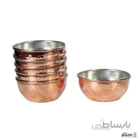 کاسه مسی زنجان مجموعه 6 عددی