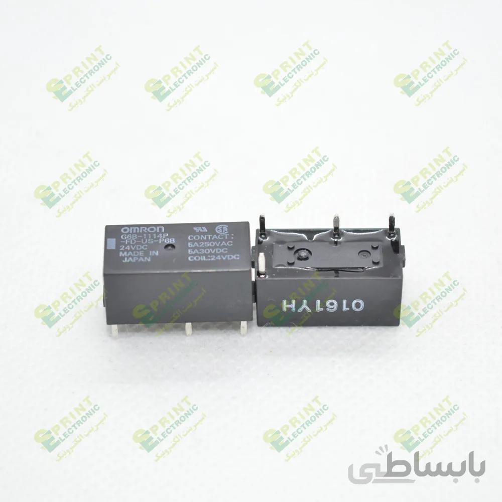 رله 24 ولت 4 پایه 5 آمپر OMRON G6B-1114P-FD-US-P6B