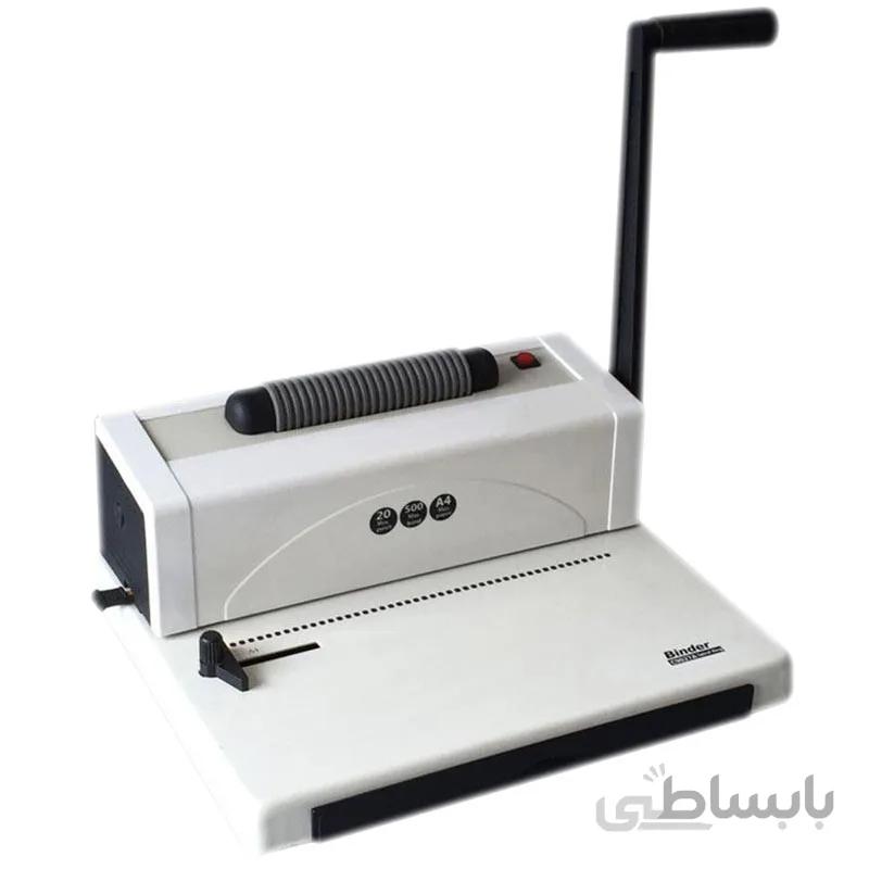 دستگاه صحافی مارپیچ ساده OVEN مدل 8080 با فنر انداز برقی