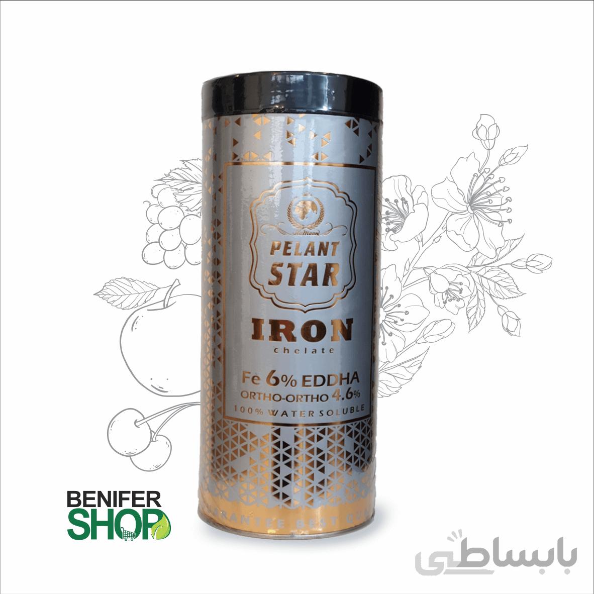 کلات آهن 6% پلنت استار وزن 1 کیلوگرم