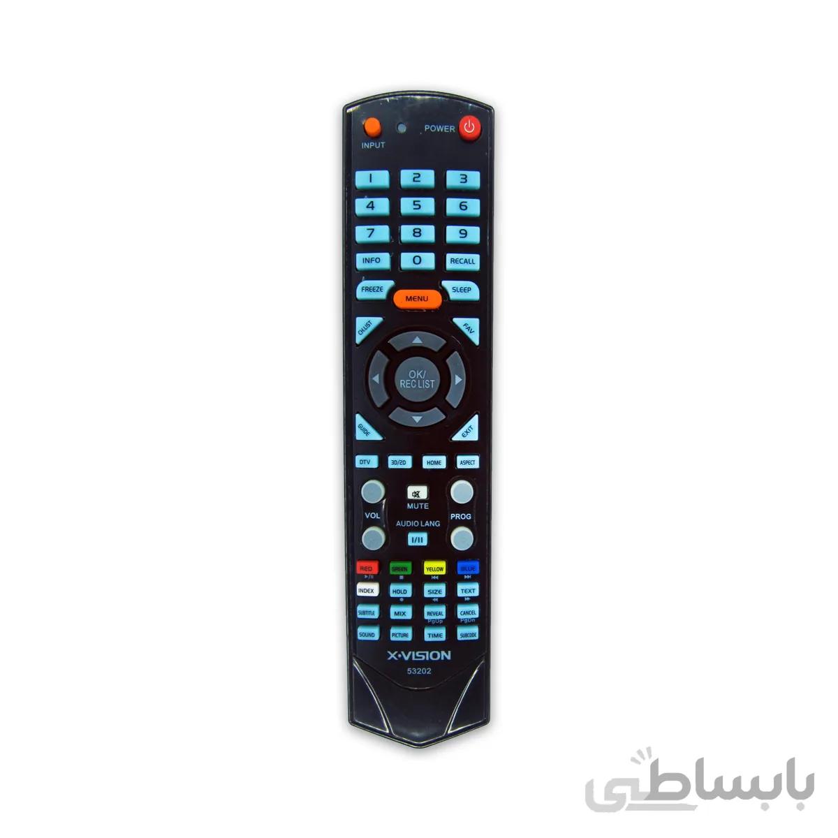 کنترل تلویزیون ال ای دی LED ایکس ویژن X.VISION مدل 53202