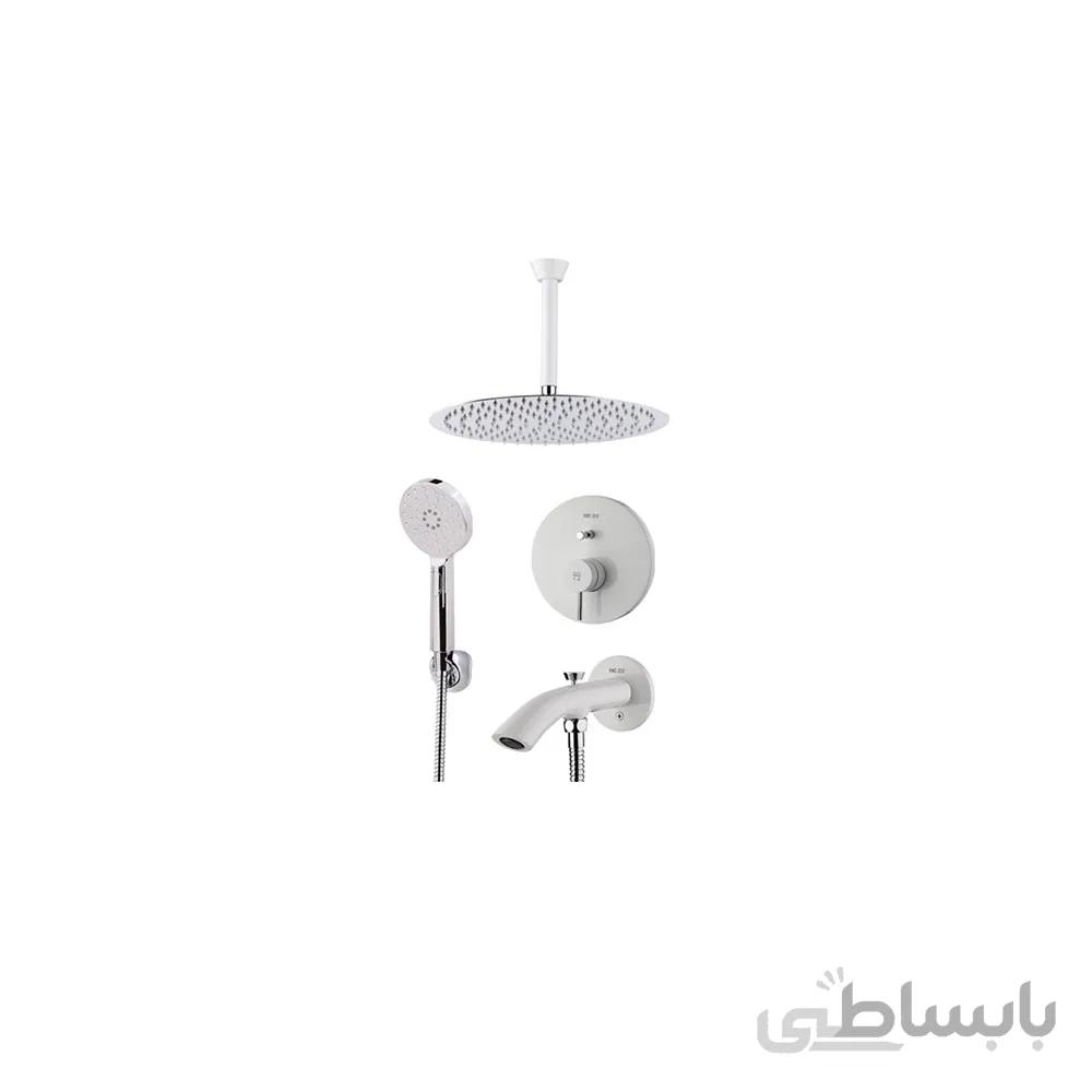دوش توکار kwc مدل زو سفید تیپ 4