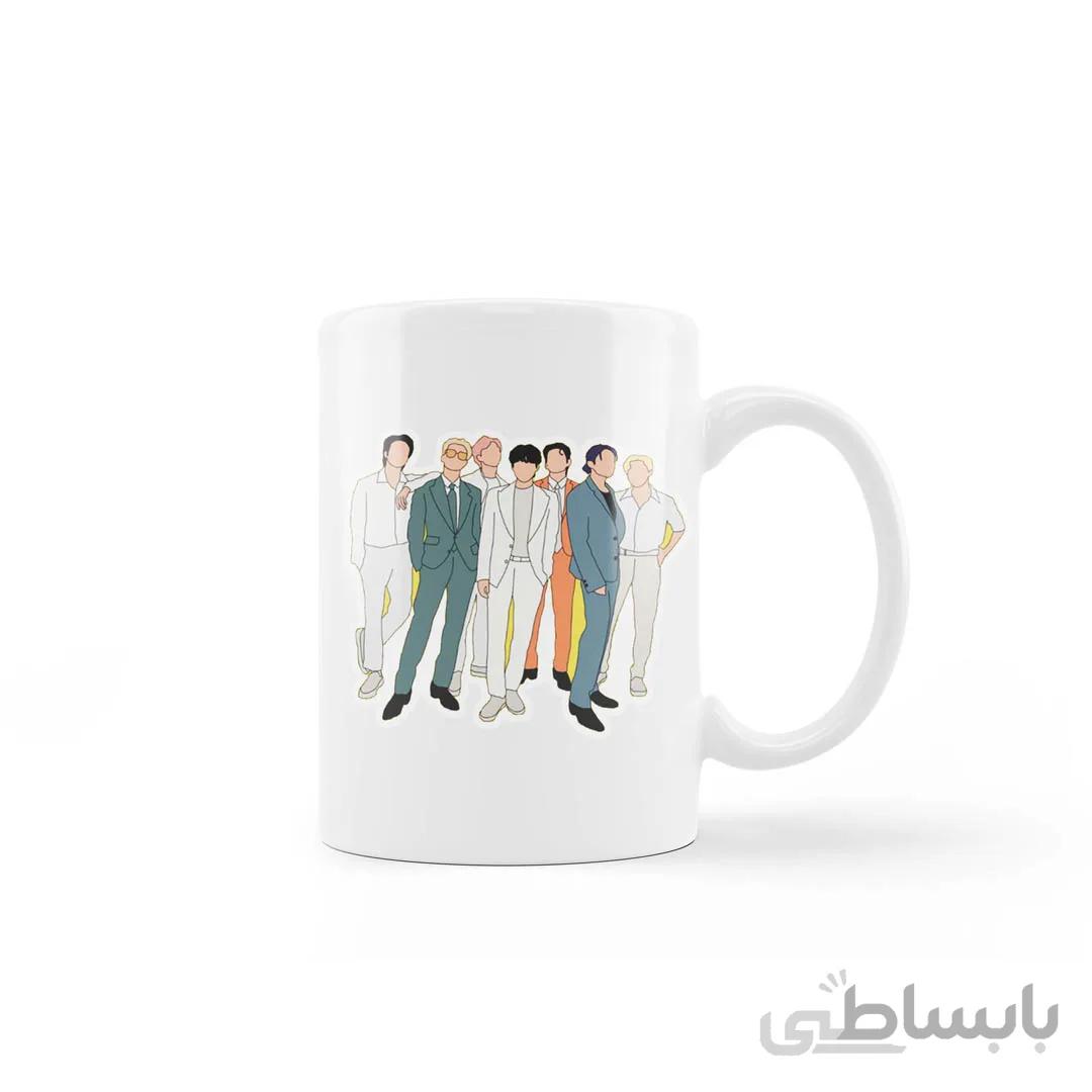 ماگ BTS طرح BT21 کد 2040013