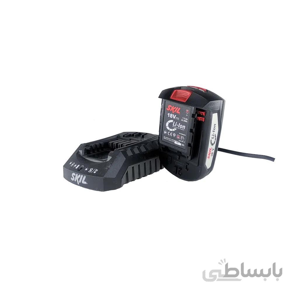 باتری شارژی لیتیومی 18ولت 1.3 آمپر همراه شارژر اسکیل SKIL