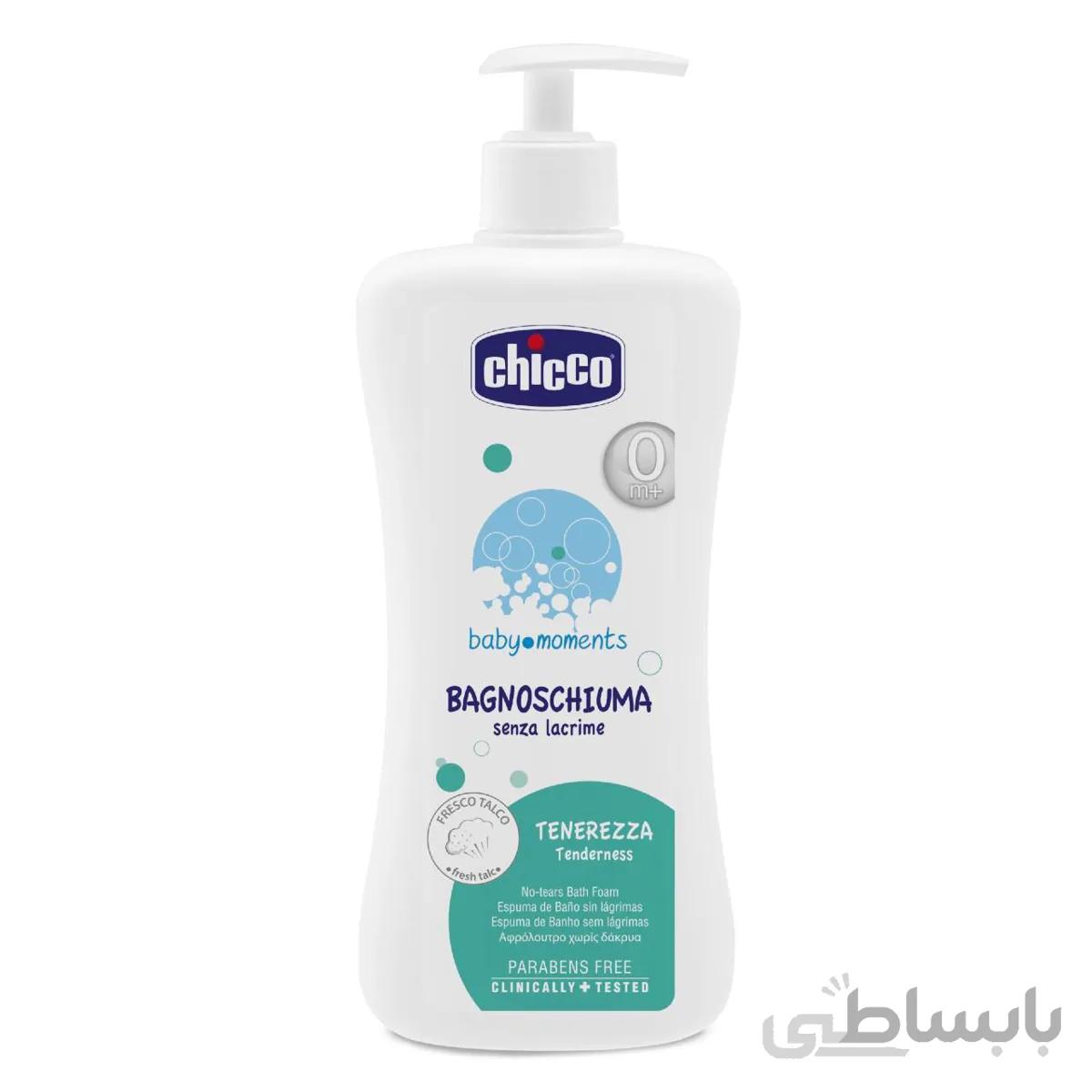 فوم بدن نوزاد و کودک چیکو مدل Tenderness حجم 500 میل