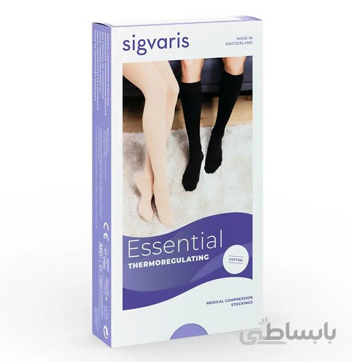جوراب واریس سیگواریس کتان زیر زانو AD