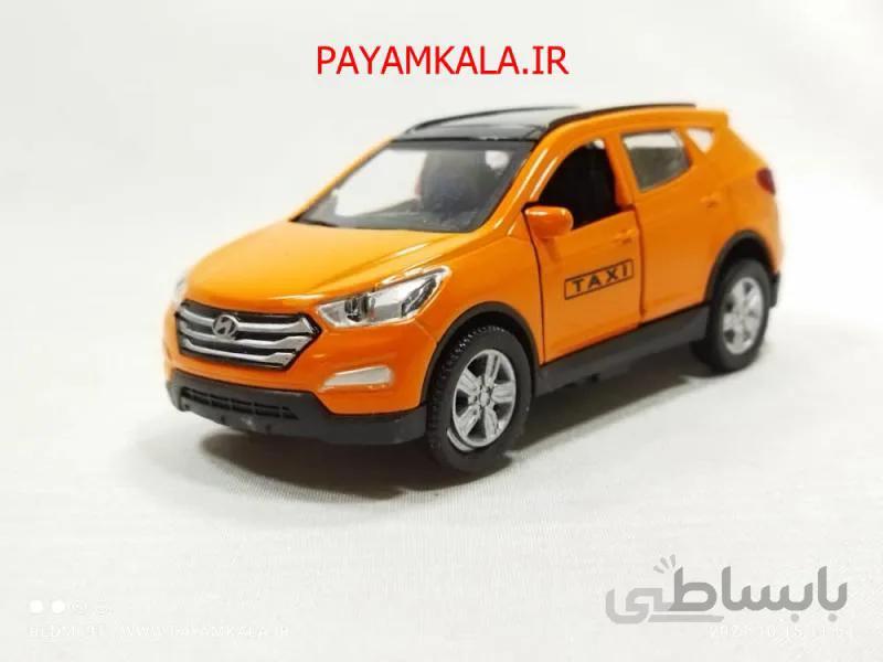 اسباب بازی ماشین هیوندا سانتافه تاکسی (1502) نارنجی