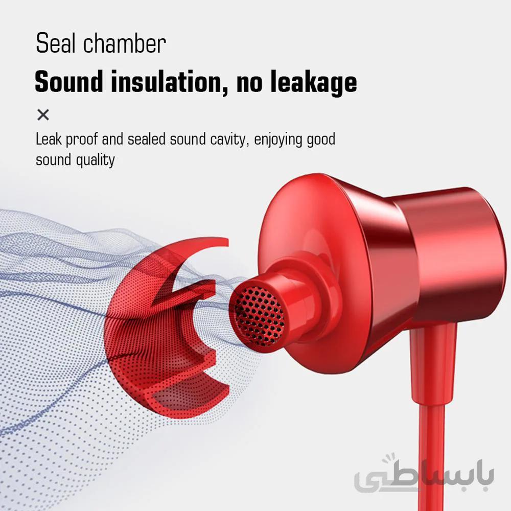 هندزفری با سیم لنوو Lenovo HF130 Earphones ا Lenovo HF130 3.5mm Heavy Bass Stereo In-ear Earphones