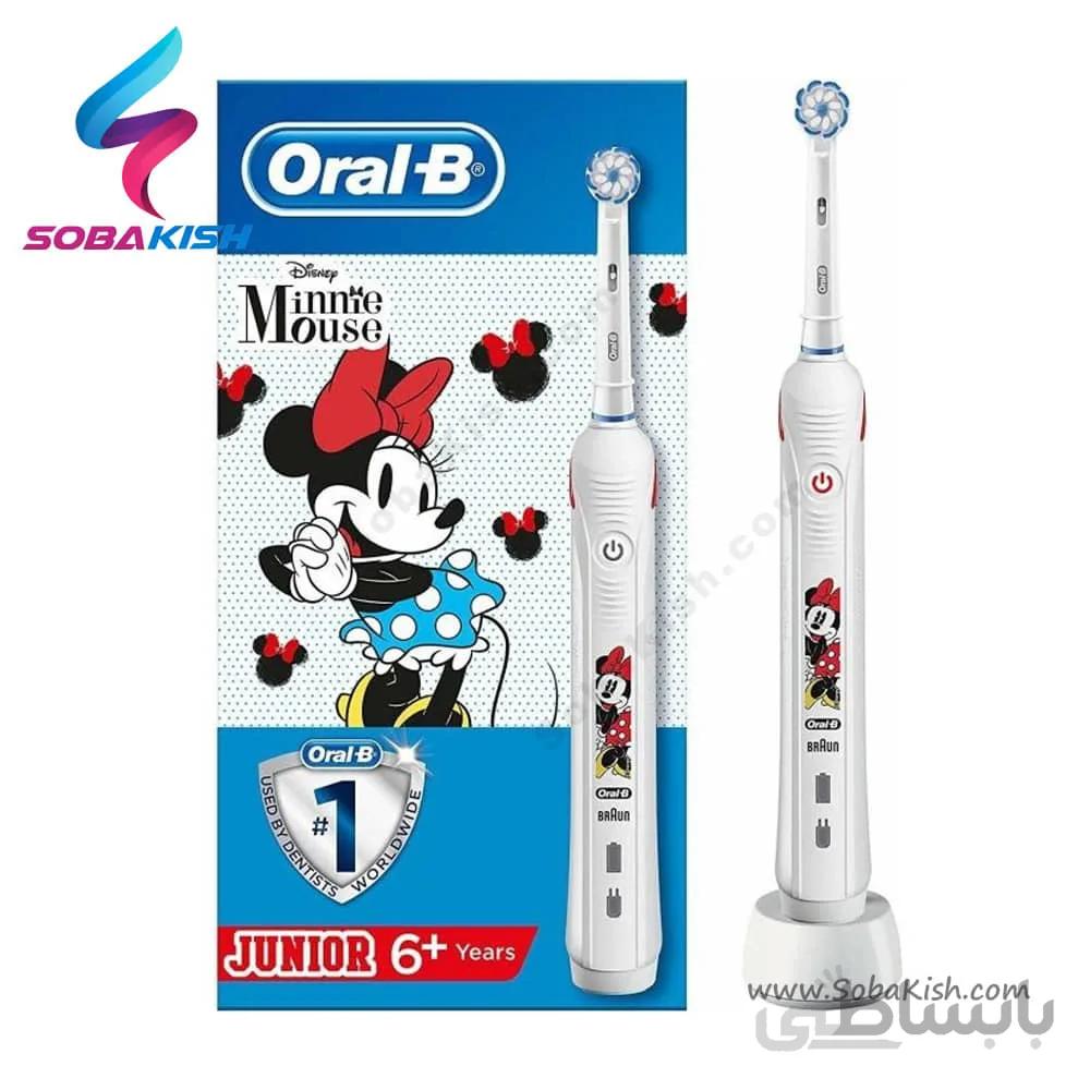 مسواک برقی کودک اورال بی مدل Minnie Mouse ا Oral-B Minnie Mouse Baby Electric Toothbrush