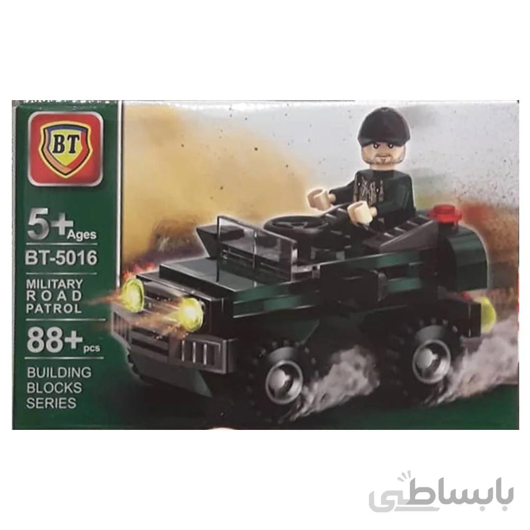 لگو سبز ارتشی طرح ماشین کد 5016