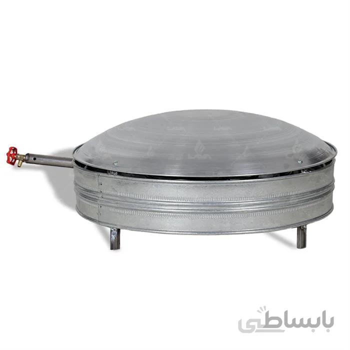 ساج نان پزی 60سانتی متری یا تنور گازی 60سانتی متری ا ساج گازی نان پزی لاوا مارکت مخصوص پخت انواع نان از جمله نان لواش و فتیر و.... که قابلیت استفاده با گاز شهری و گاز سلیندری را دارا می باشد . ساج خانگی قابل استفاده در اشپزخانه ،بالکن و حیاط است.