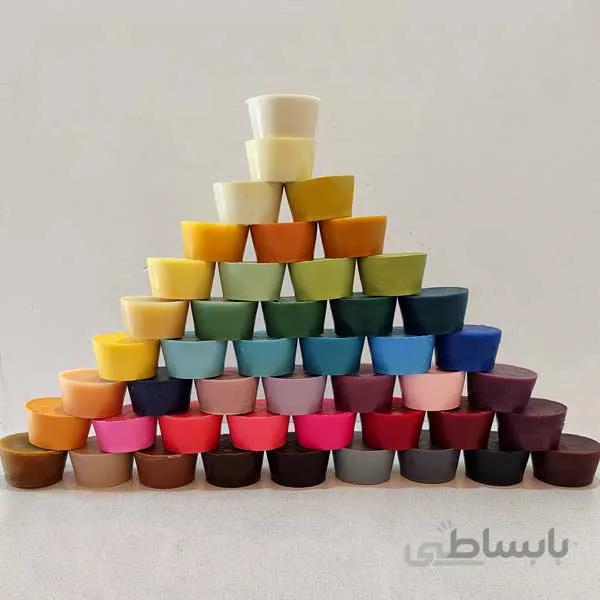 شمش 100 گرمی موم رنگی