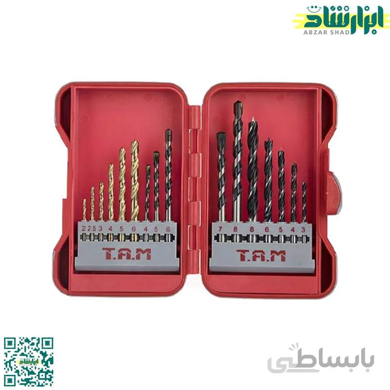 ست مته آهن، الماسه و چوب 16 عددی T.A.M