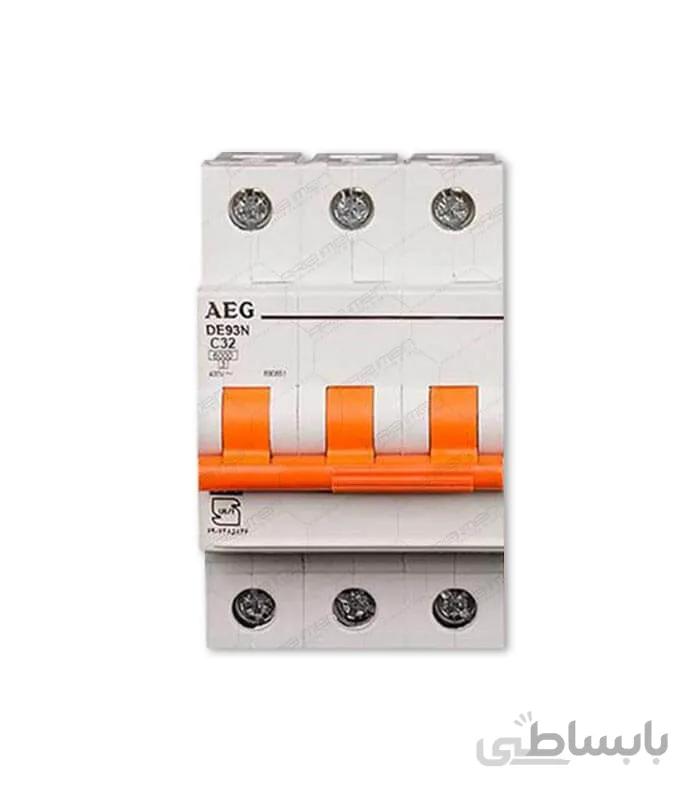 کلید مینیاتوری سه پل 40 آمپر AEG