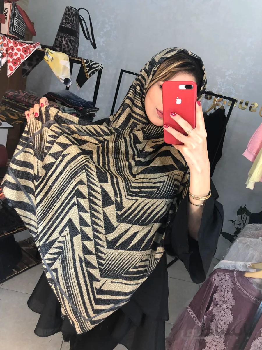 شال بهاری منگوله دار