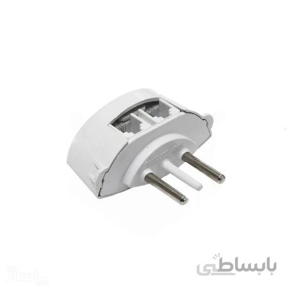 سه شاخه تلفن دو سوکت