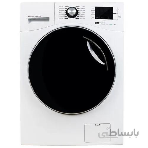 ماشین لباسشویی اسنوا اکتا سفید 8 کیلوگرم 84506 ا SNOWA washing machine model SWM-84506 capacity 8 kg