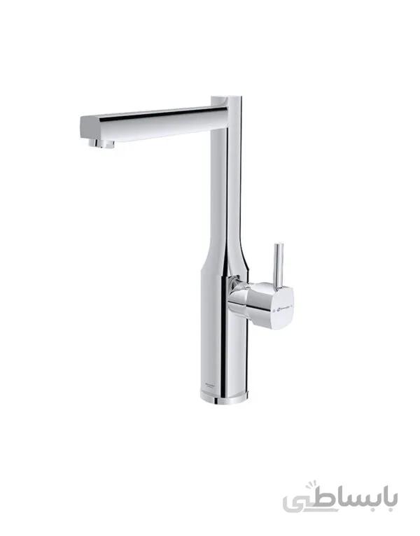 شیر آشپزخانه دو منظوره یونیک کروم مات شودر ا Unic Chrome Mat Kitchen