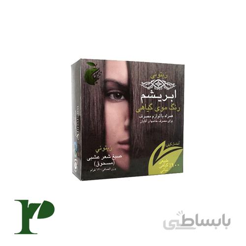 رنگ مو زیتونی ابریشم