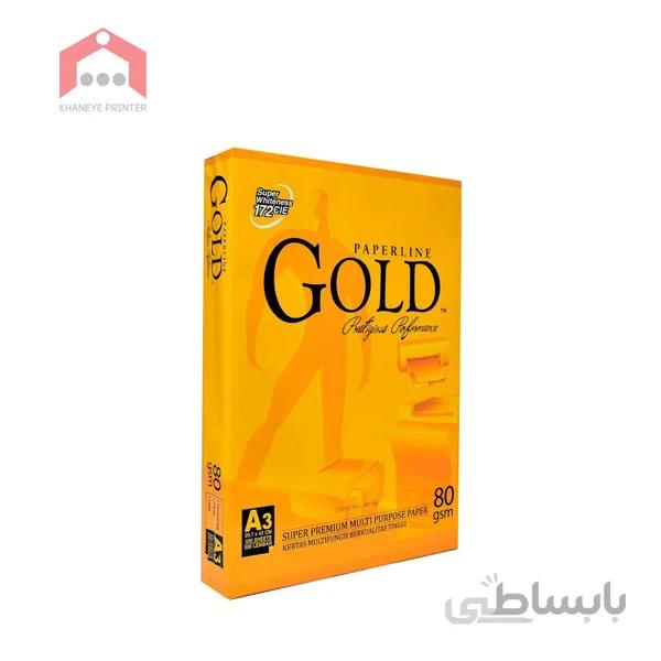 کاغذ A3 گلد gold A3 paper ا Gold A3 Paper