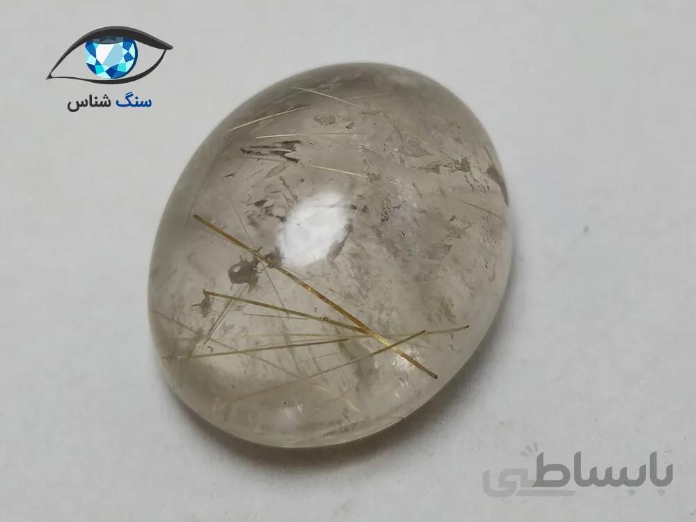 نگین در موریی (روتیل کوارتز) 3 گرم