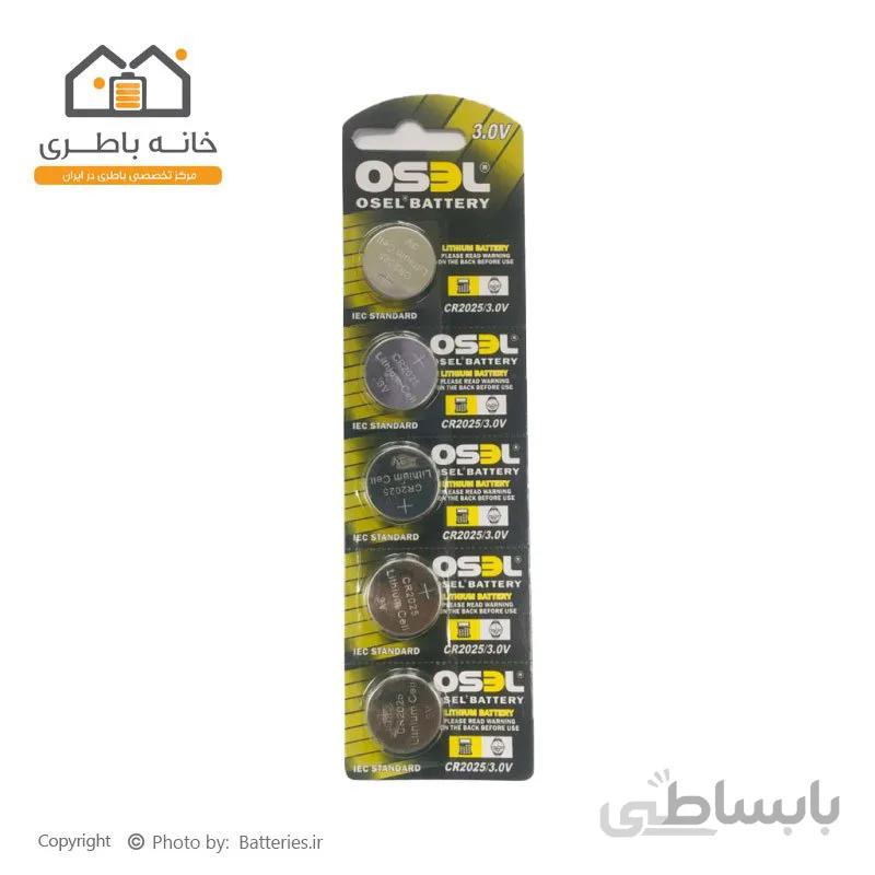 باتری سکه ای اوسل OSEL cr 2025
