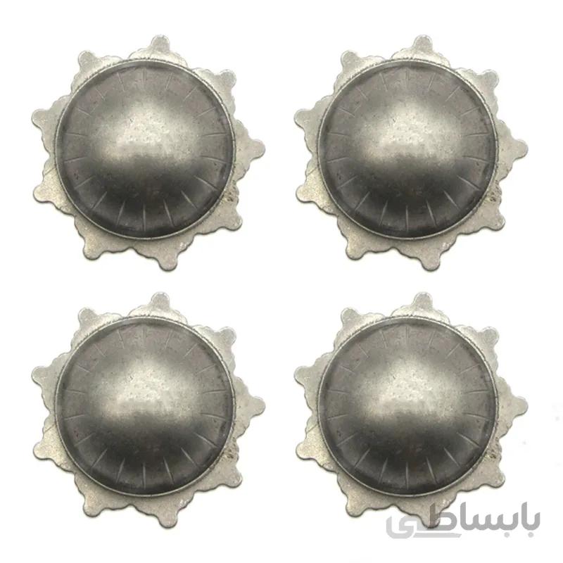 گل میخ آنتیک تزیینی قطر 7 سانتی‌متر بسته 4 عددی