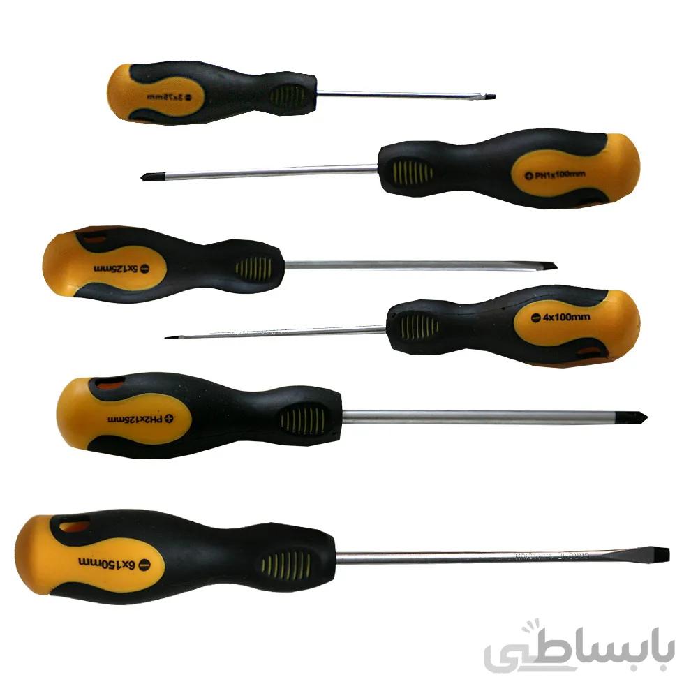 مجموعه 6 عددی پیچگوشتی فری فوک
