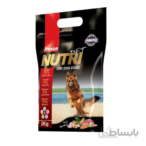 غذای خشک سگ بالغ پروتیین 29 2کیلوگرمی نوتری ا adult dog dry food 29% protein 2kg