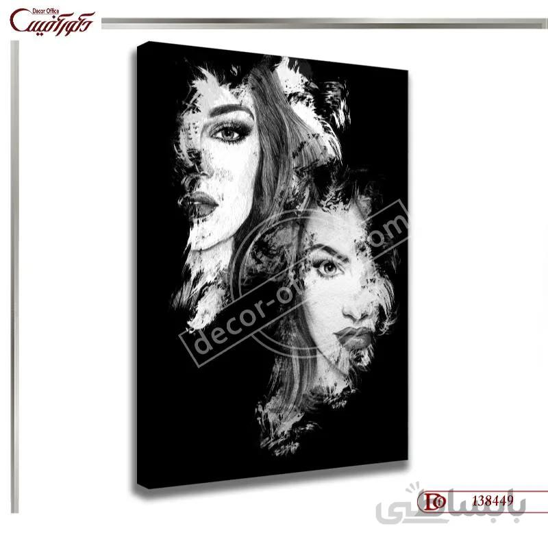تابلو چهره مدرن 8449 ا Modern face paintings 8449