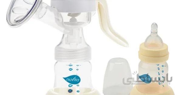 شیردوش دستی به همراه شیشه 150 میل و کیف مخصوص نوویتا Nuvita