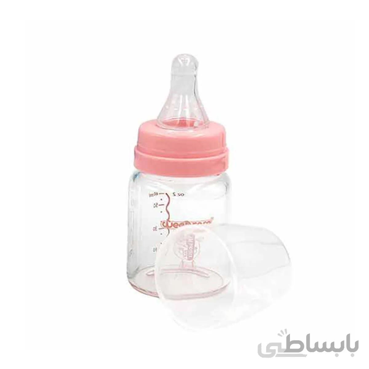 شیشه شیر وی کر صورتی 0 تا 6 ماه