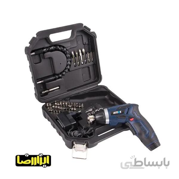 پیچ گوشتی شارژی تاشو اکتیو مدل AC-2436B