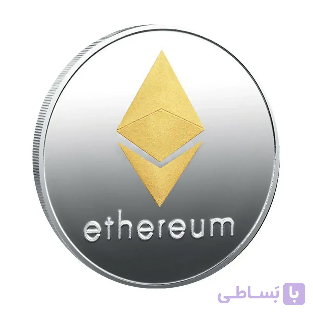 سکه نقره ای اتریوم Ethereum