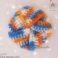اسکاچ بافتنی ظرفشویی طرح پیچک ( کد 40138 )